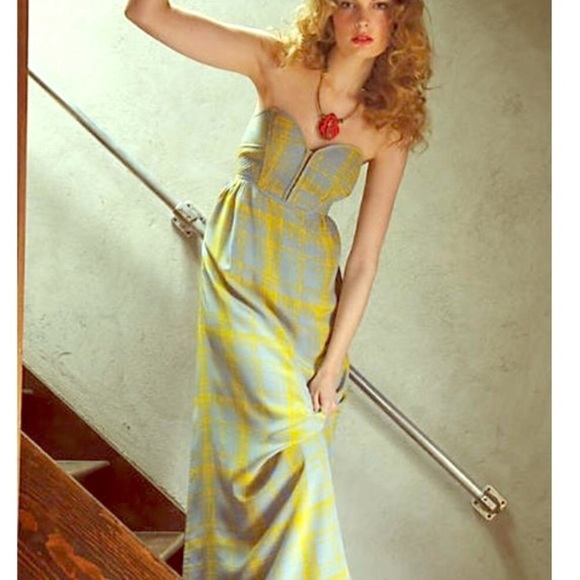 Anthropologie Dresses & Skirts - Anthropologie Maple silk quilted maxi dress